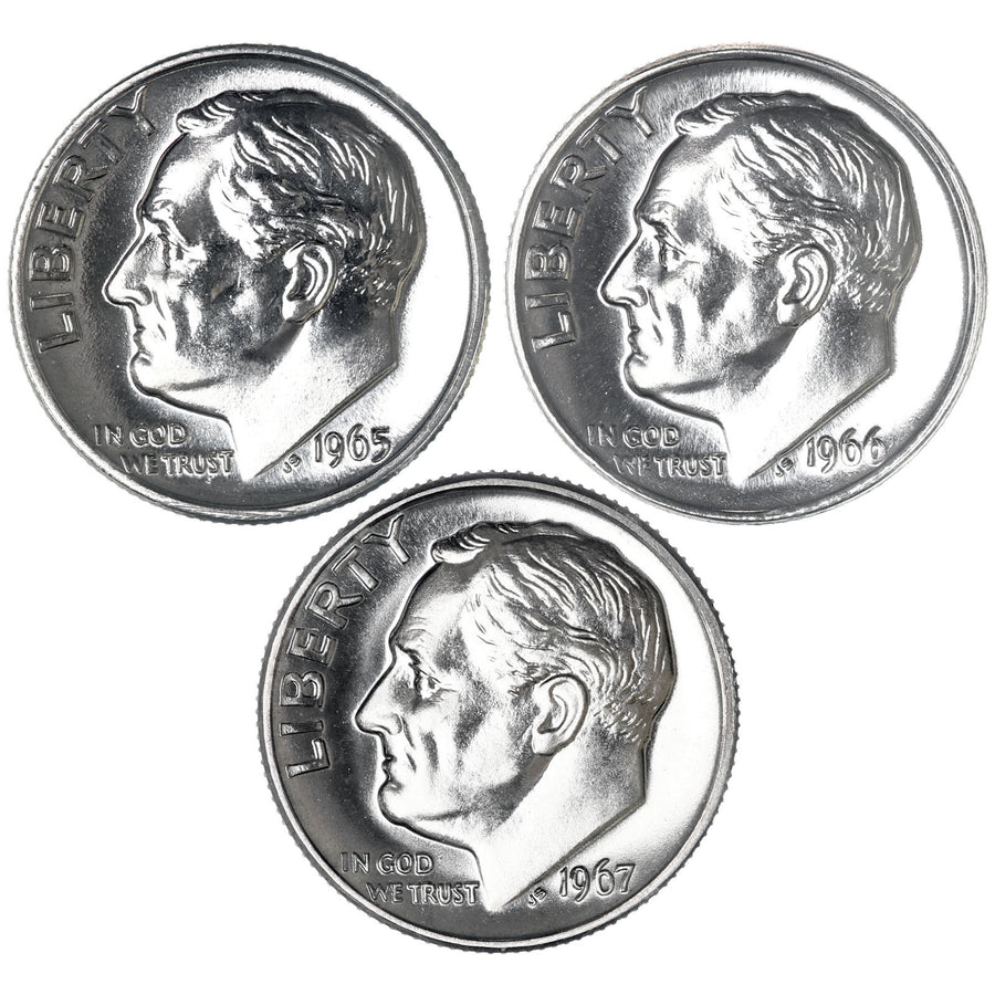 1965,66,67 SMS Roosevelt Dime