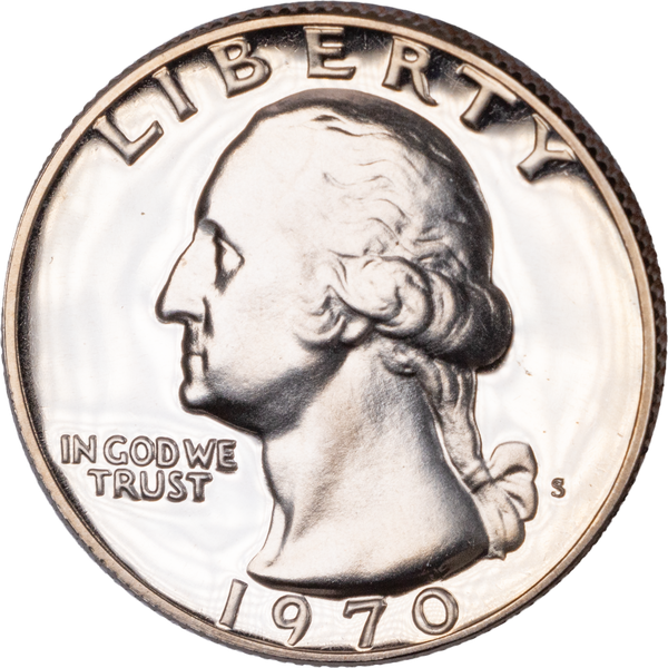 1970 S. Proof Washington Quarter Dollar