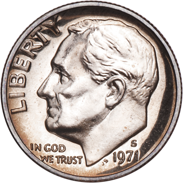 1971 S. Proof Roosevelt Dime