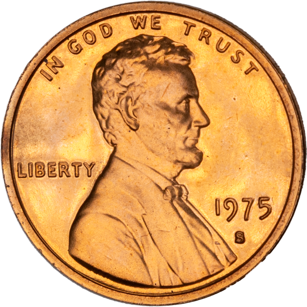 1975 S Proof Lincoln Memorial Cent