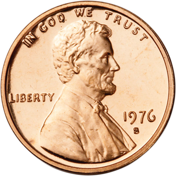 1976 S Proof Lincoln Memorial Cent