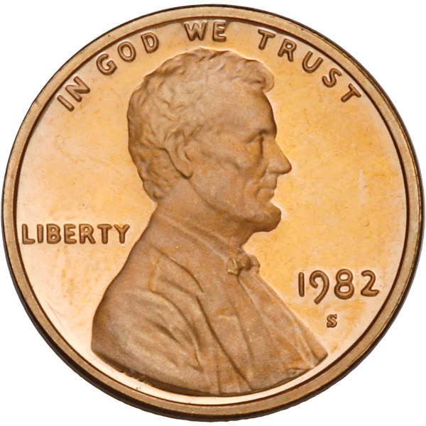 1982 S Proof Lincoln Memorial Cent