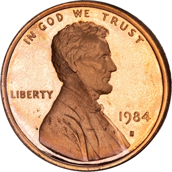 1984 S Proof Lincoln Memorial Cent