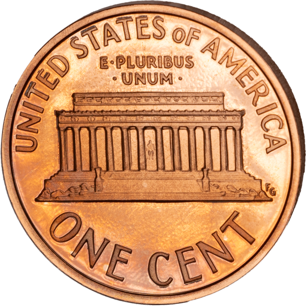 1998 S Proof Lincoln Memorial Cent