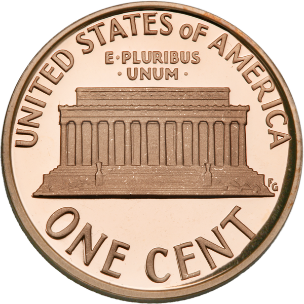 1999 S Proof Lincoln Memorial Cent