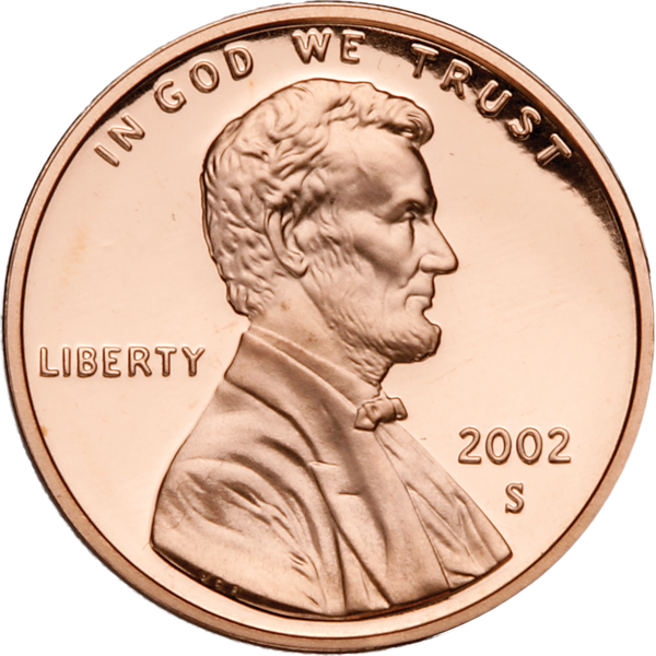 2002 S. Proof Lincoln Memorial Cent