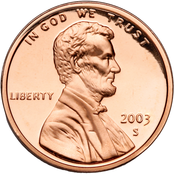 2003 S. Proof Lincoln Memorial Cent