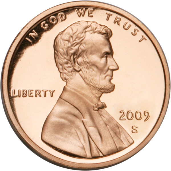 2009 S. Proof Lincoln Formative Years Cent