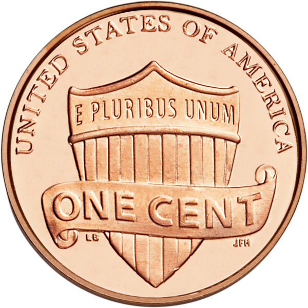 2010 S. Proof Lincoln Shield Reverse Cent