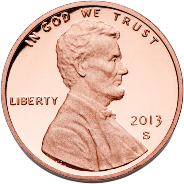 2013 S. Proof Lincoln Shield Reverse Cent