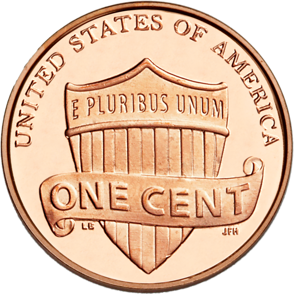 2015 S. Proof Lincoln Shield Reverse Cent