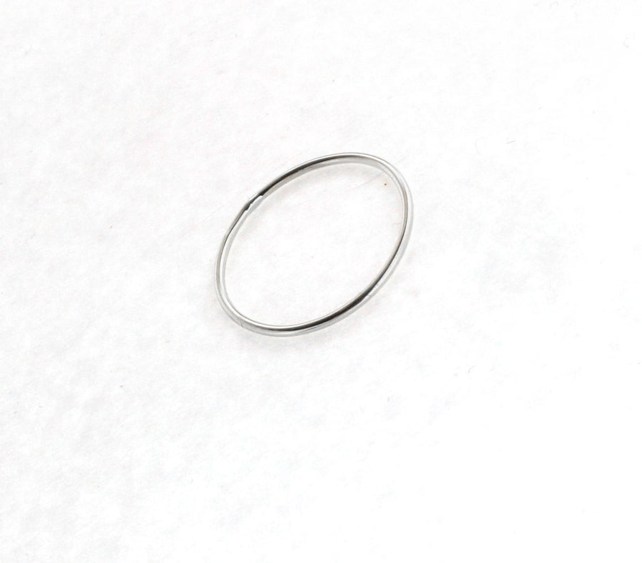 Solid Platinum 1.2mm Handmade Wedding Banding